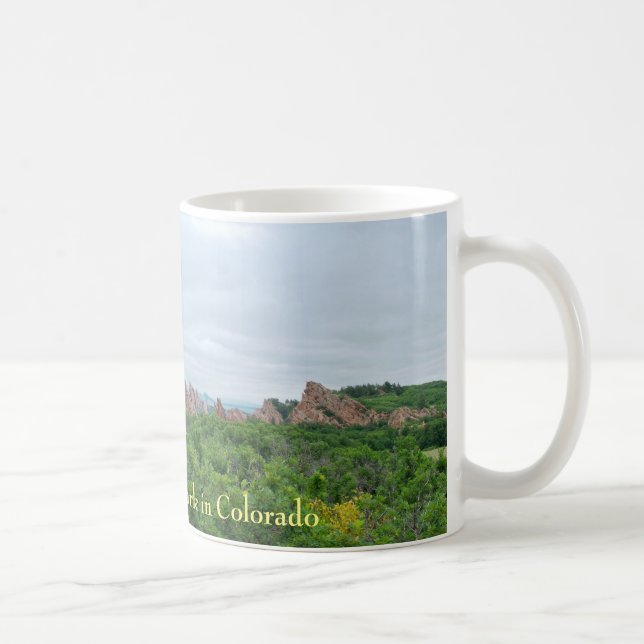 Caneca De Café Roxborough Valley Woodland and Rock Forms (Direita)
