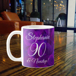 Caneca De Café Roxo 90 Elegante e Não Personalizado