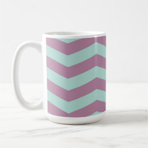 Caneca De Café Roxo/caneca Chevron do Aqua