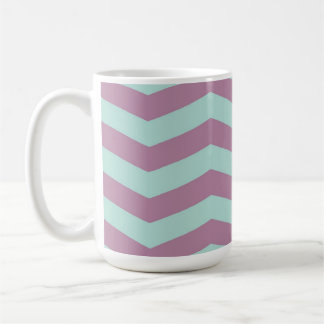 Caneca De Café Roxo/caneca Chevron do Aqua