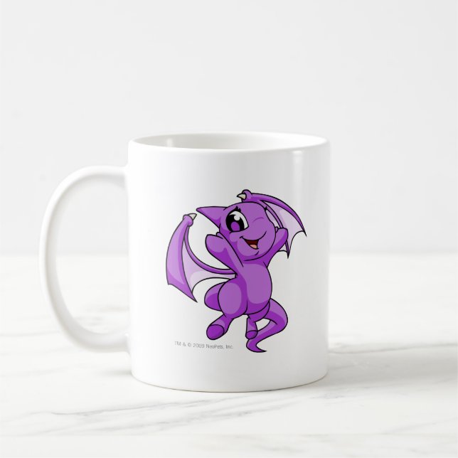 Caneca De Café Roxo de Shoyru (Esquerda)
