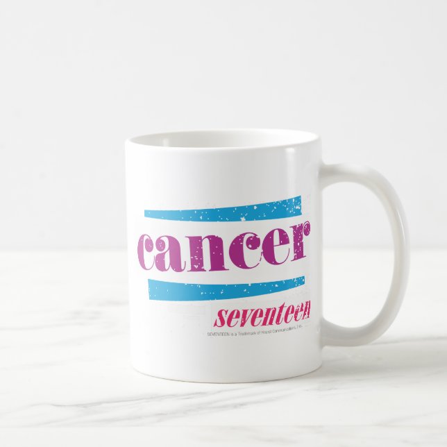 Caneca De Café Roxo do cancer (Direita)