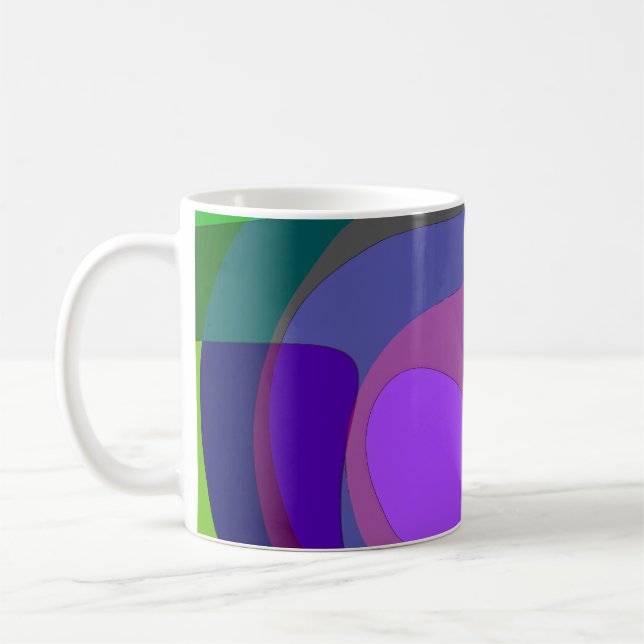 Caneca De Café Roxo E Verde 403 (Esquerda)