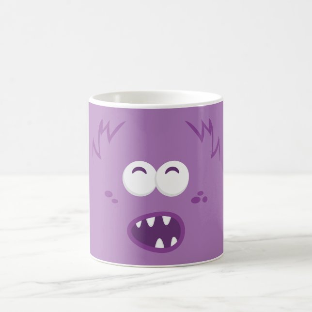 Caneca De Café Roxo Monstro (Centro)