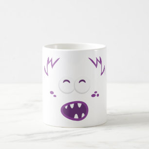 Caneca De Café Roxo Monstro