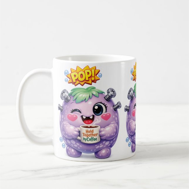 Caneca De Café Roxo Pop (Esquerda)
