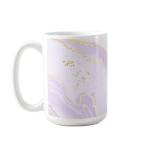 Roxo Suave Splash Dourado Aquarela Elegante
