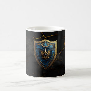 Caneca De Café Royal Blue Eagle Crest Gaming   