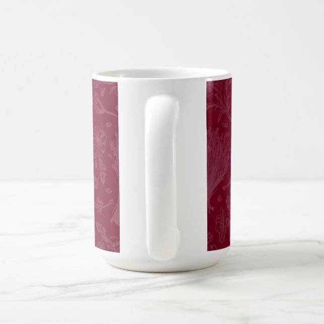 Caneca De Café Royal Maroon Personalizável  (Alça)