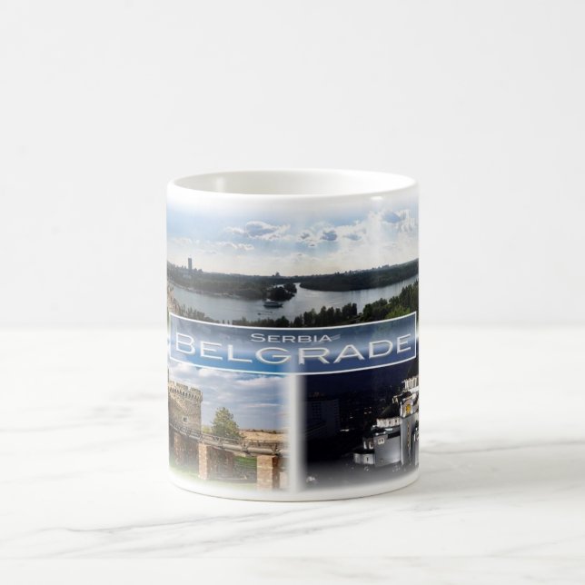 Caneca De Café RS Sérvia - Belgrado - (Centro)