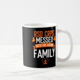 Caneca De Café Rsd Crps Mensagem Wrong Family Orange Ribbon Aware