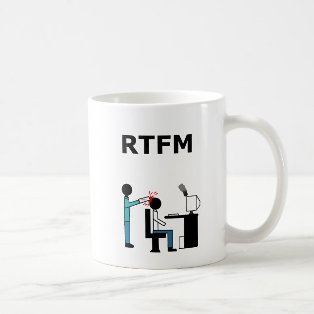 CANECA DE CAFÉ RTFM (Direita)