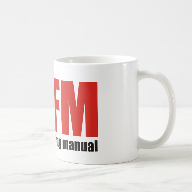 CANECA DE CAFÉ RTFM (Direita)