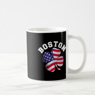 Caneca De Café Rua Americana de Bandeiras. Dia de Patrício Clique