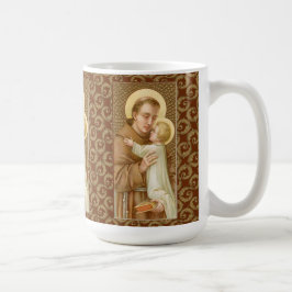 Caneca De Café Rua. Anthony de Pádua e a Criança Cristo (JM 05)