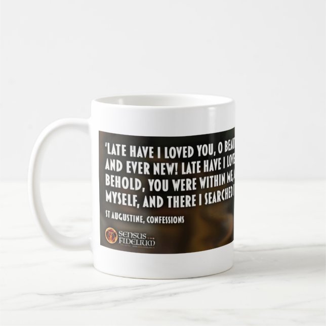 Caneca De Café Rua Augustine Coffee Mug - Tarde Eu Te Amo (Esquerda)