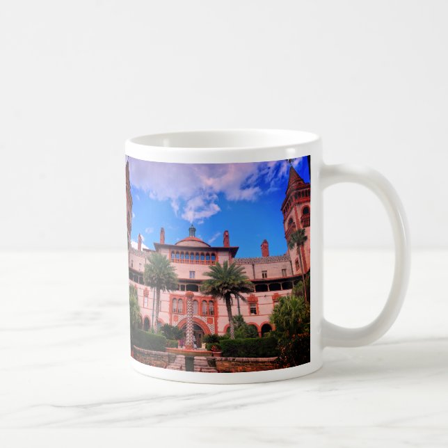 Caneca De Café Rua. Augustine, FL - Hotel Ponce de Leon (Direita)