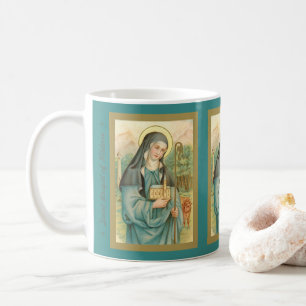 Caneca De Café Rua. Brigid da Irlanda (M 014) Café Mug 3