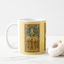 Caneca De Café Rua. Clare of Assisi & Nuns (SAU27) Coffee Mug 2.3