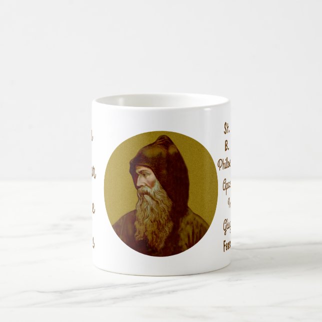 Caneca De Café Rua. Cyril the Monk (M 002) Coffee Mug #1b (Centro)