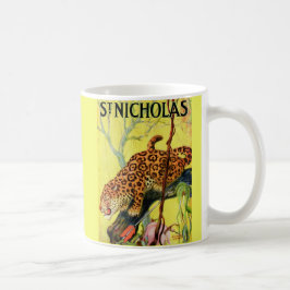 Caneca De Café rua de 1929. Leopardo cobrir da revista Nicholas
