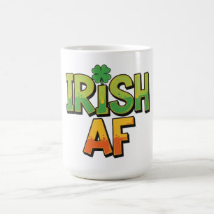 Caneca De Café Rua de AF irlandesa. Dia de Patrick