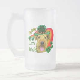 Caneca De Café Rua de Airedale Terrier. Dia de Patrick