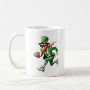 Caneca De Café Rua de futebol do Leprechaun Ama Desportivo do Dia