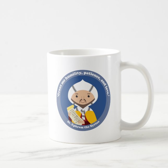 Caneca De Café Rua. Ephrem da Síria (Direita)