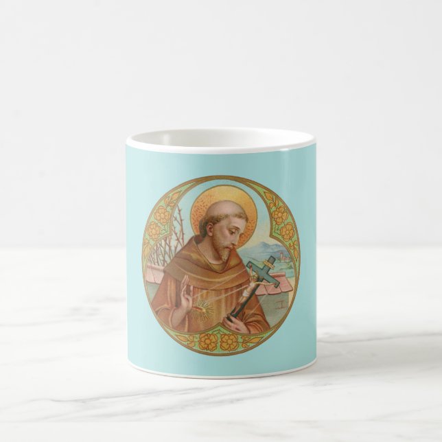 Caneca De Café Rua. Francis of Assisi (BK 002) (Centro)