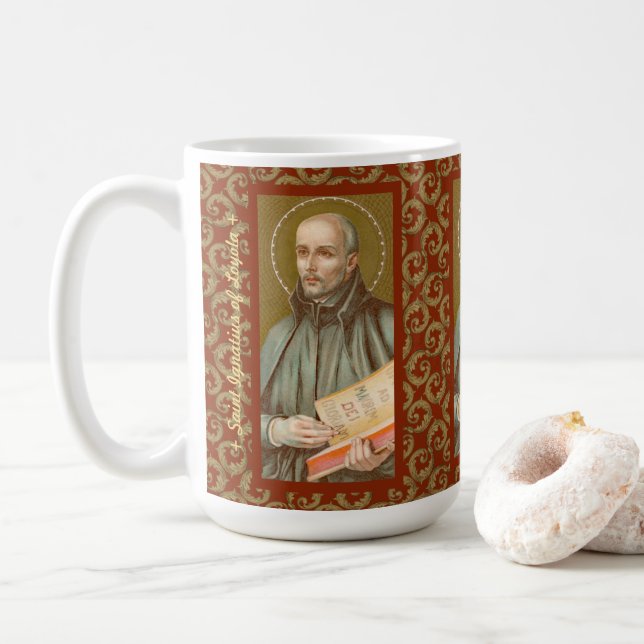 Caneca De Café Rua. Ignatius Loyola (JM 27) Coffee Mug (Com Donut)