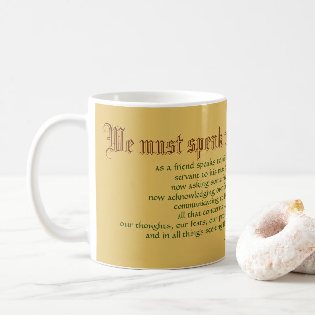 Caneca De Café Rua. Ignatius Loyola (JM 27; Cotação) (Com Donut)