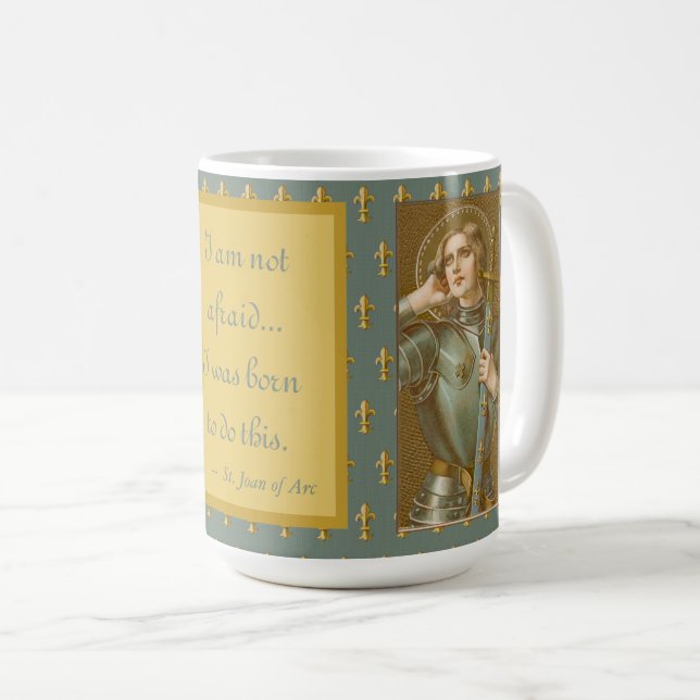 Caneca De Café Rua. Joan of Arc (JM 28) (Frente Esquerda)
