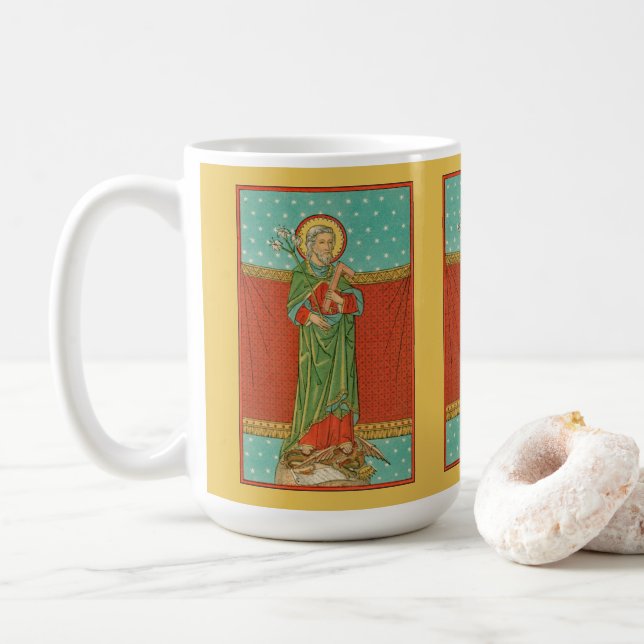 Caneca De Café Rua. Joseph, Protetor da Igreja (VVP 09) (Com Donut)
