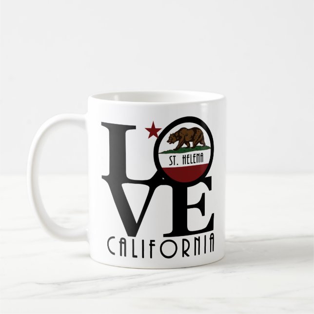 Caneca De Café RUA LOVE Helena California 11oz (Esquerda)