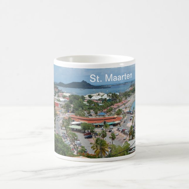 Caneca De Café Rua. Maarten - Marigot Bay (Centro)