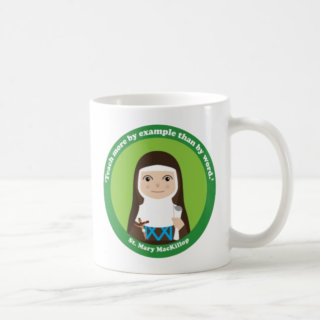 Caneca De Café Rua. Mary MacKillop (Direita)