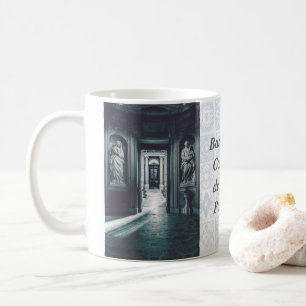 Caneca De Café Rua Mary Salome e Rua Barbara. estátuas italianas
