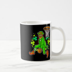 Caneca De Café Rua Negra Afro-Americana Leprechaun Bysketbyll Pa