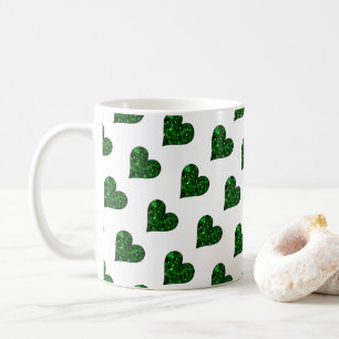 Caneca De Café Rua, o dia de Patrick Emerald Heart Mug