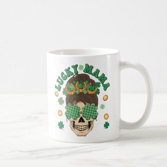 Caneca De Café Rua, o esqueleto da mãe sortuda de Patrick (Direita)
