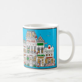 Caneca De Café Rua ocidental velha da fronteira
