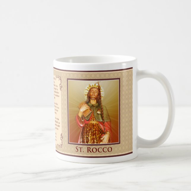 Caneca De Café Rua. Rocco - Oração Mug (Direita)