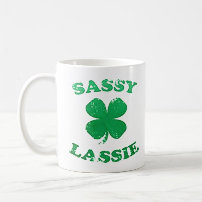 Caneca De Café Rua Sassy Lassie. (Esquerda)