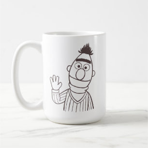 Caneca De Café Rua Sésamo Bert Bright