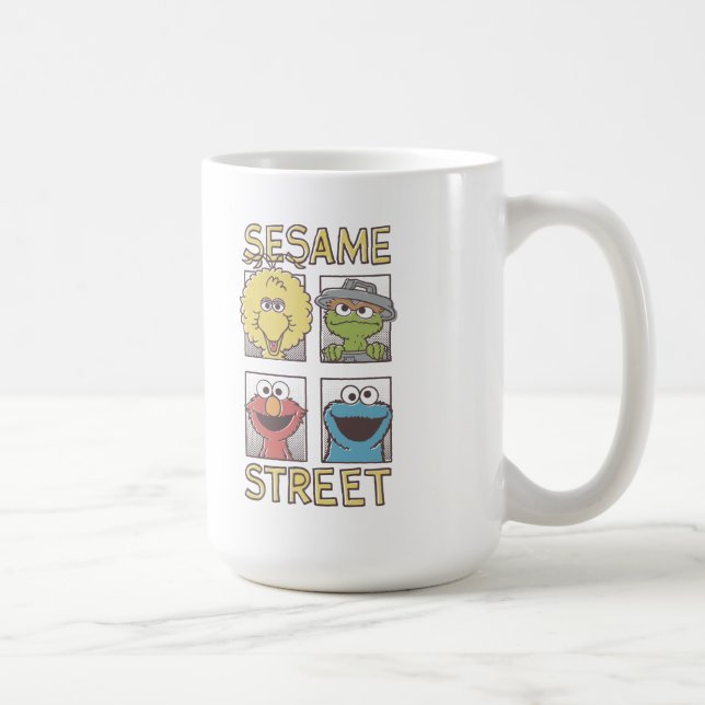 Caneca De Café Rua Sésamo Clássicos em Quadrinhos (Direita)