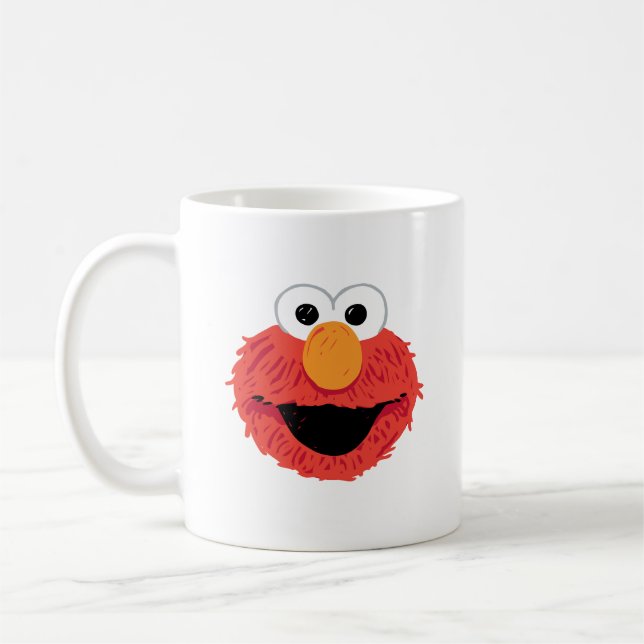 Caneca De Café Rua Sésamo | Face Elmo (Esquerda)