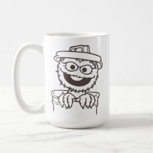 Caneca De Café Rua Sésamo Oscar the Grouch