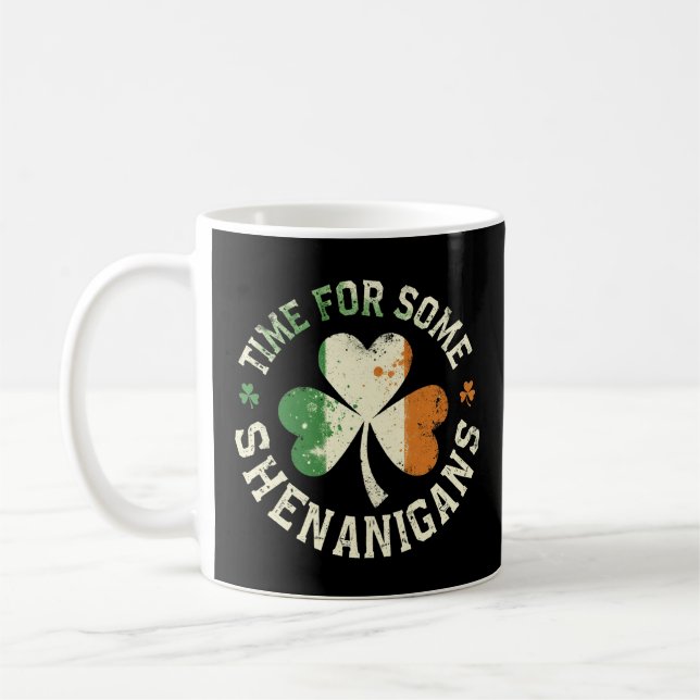 Caneca De Café Rua, tempo do Patrick para uma diversão do Shenani (Esquerda)