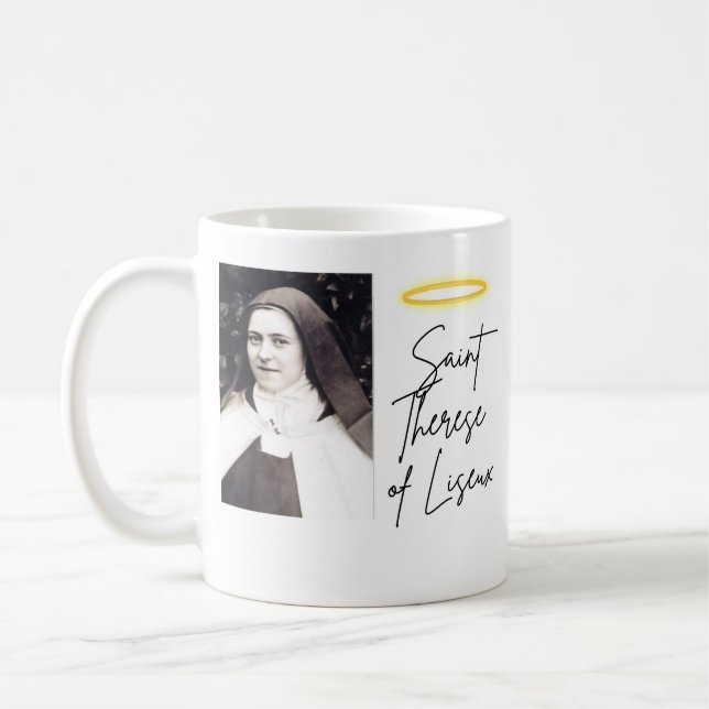 Caneca De Café Rua. Therese of Lisieux (Esquerda)